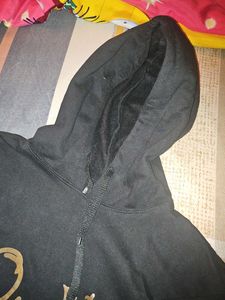 Queen Graphic Black Hoodie