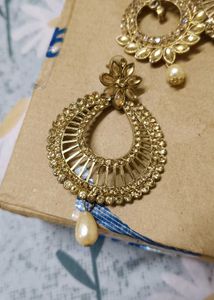 Gold Tone Indian Jewelry Set