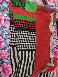 Colorful Striped Saree