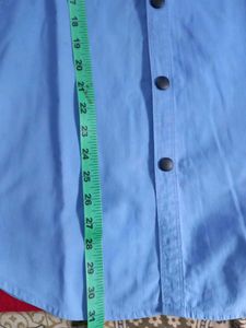 Superdry Men's Light Blue Casual thick Shirt
