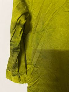 Olive Green Embroidered Kurta 🌿