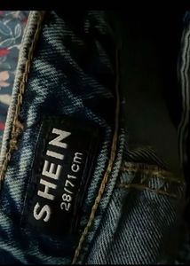 Blue Wash Wide Leg Jeans
