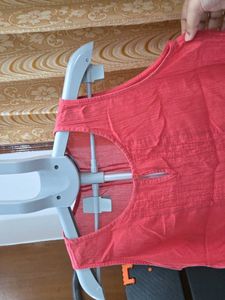 Benetton Coral Sleeveless Pintuck Top
