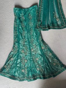Kareena Kapoor inspired y2k teal desi lehenga 💚