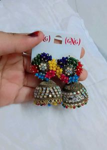 Stunning Pair of Jhumka Earrings