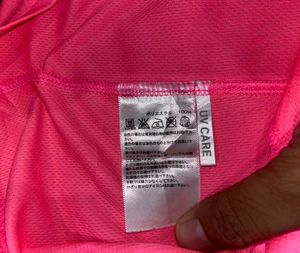 Adidas Pink &amp; Black Polka Dot Hoodie