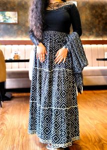 Bohemian Print skirt and top