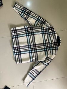 Zudio New Plaid Fleece Shirt Jacket