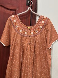 Orange Nightgown