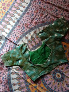 Green Silk Blend Assamese traditional makhela sado