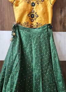 Yellow Embroidered Blouse