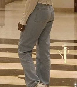 Light Wash Straight Leg Jeans