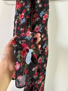 floral printed scarf