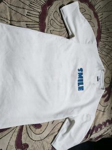 White "Smile" T-Shirt