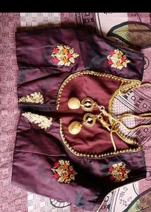 Embroidered Silk Blend Lehenga
