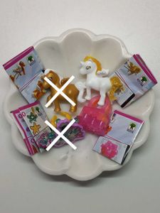 Set of Unicorns and Accessories Kinder Joy Toy