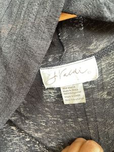 Black Hooded Duster Cardigan
