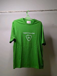 GERTRUDE Bright Green Graphic T-Shirt