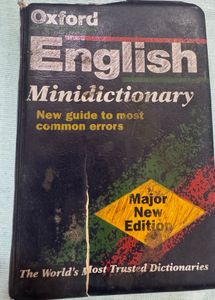 Oxford English Minidictionary (pocket version)