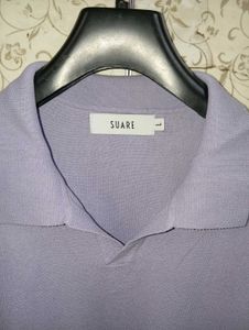 Men's knitted Polo t-shirt