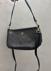 Coach Signature Monogram Shoulder Sling Bag
