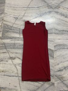 Sparkly Maroon Mini Dress