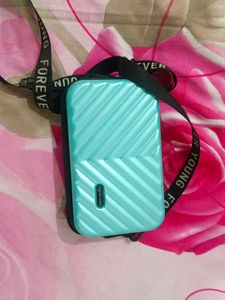 Cute Teal Mini Bag with Strap
