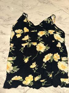 Chic Black Floral Mini Dress