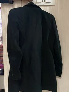 WOMEN BLACK BLAZER COAT