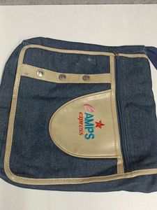 Denim Waist Bag with "AMPS express"