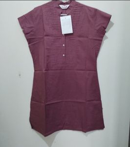 Sritika Burnt brick Or Mauve color kurti