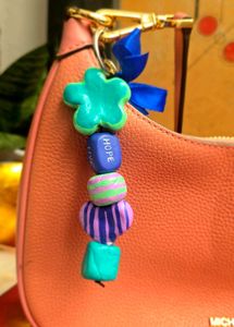 Handmade Beaded Keychain