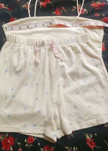 Cream Cropped Tank &amp; Shorts Set
