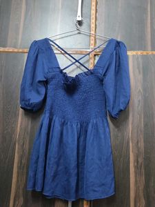 Chic Smocked Puff Sleeve Dress