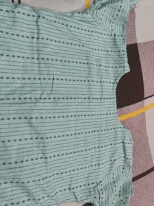 Light Blue Striped Kurta