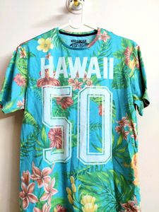 Men's cotton floral tshirt