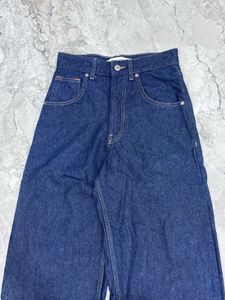 Raw Denim Baggy Jeans – Size 28 | Premium Quality