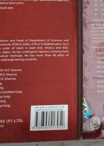 R D Sharma Mathematics class 10th book