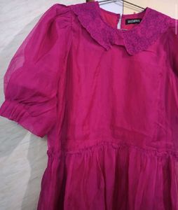 New Vibrant Organza Dress 💝