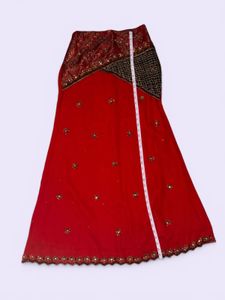Red Embroidered Lehenga Choli Set