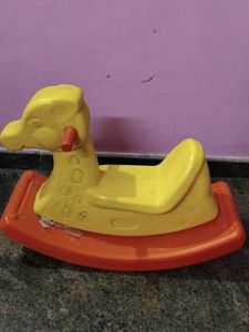 Yellow Giraffe Rocker Toy