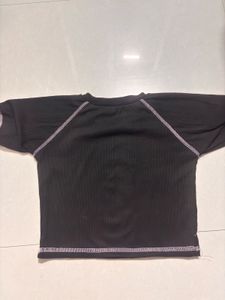 ⛧☠︎︎ ⋆₊ ♱Gothic Graphic Crop Top