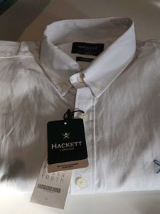 Hackett London White Classic Fit Shirt
