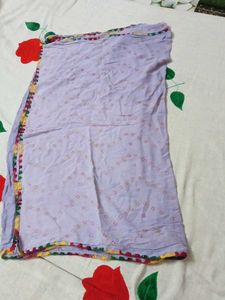 Elegant Teal Dupatta with Gold Border combo 3