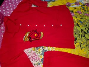 Red Pajama Set