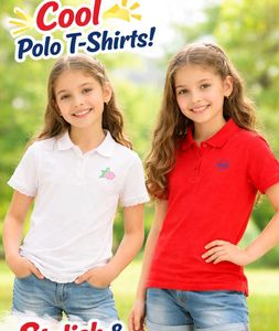 Cute Girls Polo T-Shirts pack of 4