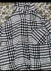 Chic Black &amp; White Checkered Shirt