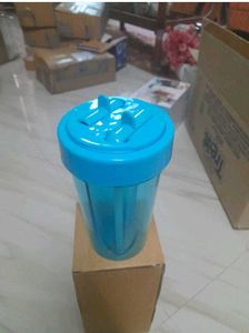 Double Straw Water Bottle