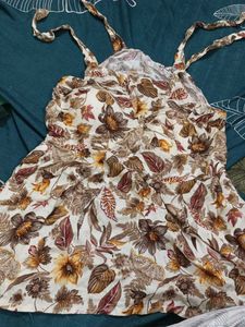Women's Floral Sleeveless Peplum Top