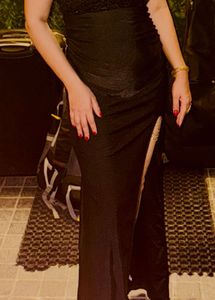 Sparkling Black Evening Gown